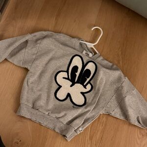 Repose designer Gray Kids Sweatshirt with Cartoon Motif 2Y